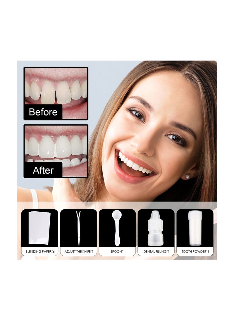 SYOSI - Tooth Repair Kit, A1 Temporary Fake Teeth Replacement Glue Kit for Restoration of Missing & Broken Teeth Replacement Dentures, Moldable Teeth Suitable, Diy Dental Repair, for Men and Women - Image 1