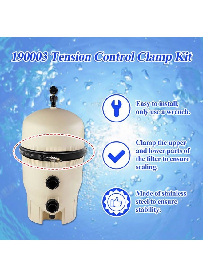 salangid 190003 Tension Control Clamp Kit Replacement for Pentair Pool and Spa Filter - Image 4