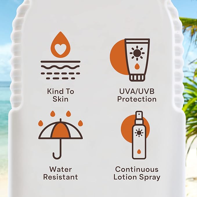 Malibu Sun SPF 30 Continuous Lotion Spray Sunscreen Vitamin Enriched Water Resistant 175ml - Image 3