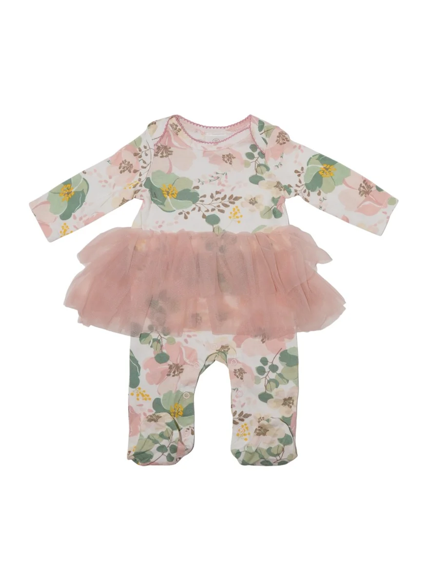 بمبىمىشى Bambimici Rana Floral Tutu Long Sleeve Body Suit