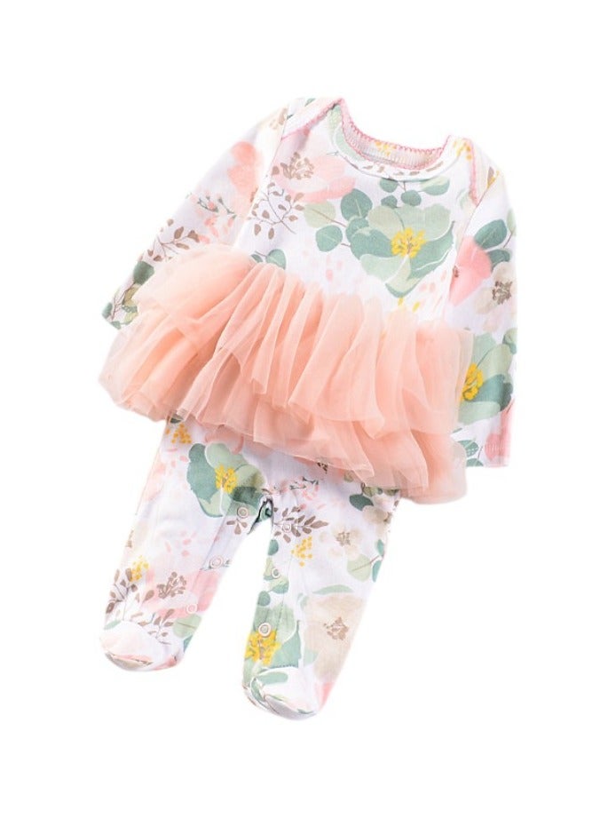 Bambimici Bambimici Rana Floral Tutu Long Sleeve Body Suit  - Image 1