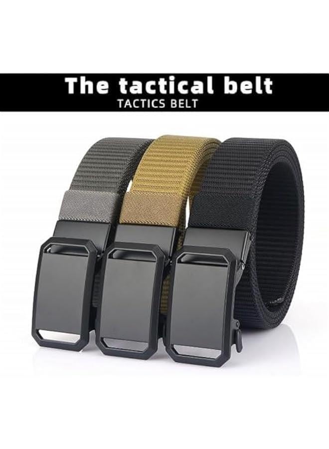 xozgdovg Nylon Belt for Men  Belt Men Tical Belt with Quick Release Metal Buckle Ideal for  Training Adjustable Trim to Fit 36-42" Waist  - Image 2