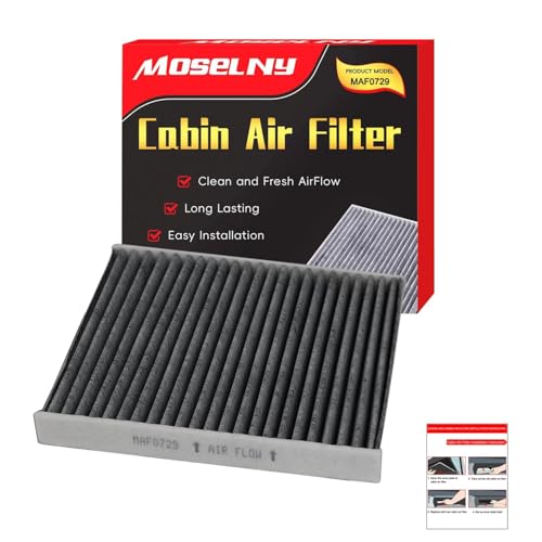 MOSELNY CF10729 Cabin Air Filter with Activate CarbonFits for Dodge Caliber 0712Avenger 0814Journey 0919 Ram 20112015 Chrysler Cirrus 0710Sebring 0710 Jeep CompassPatriot Replace 5058693AA - Image 1