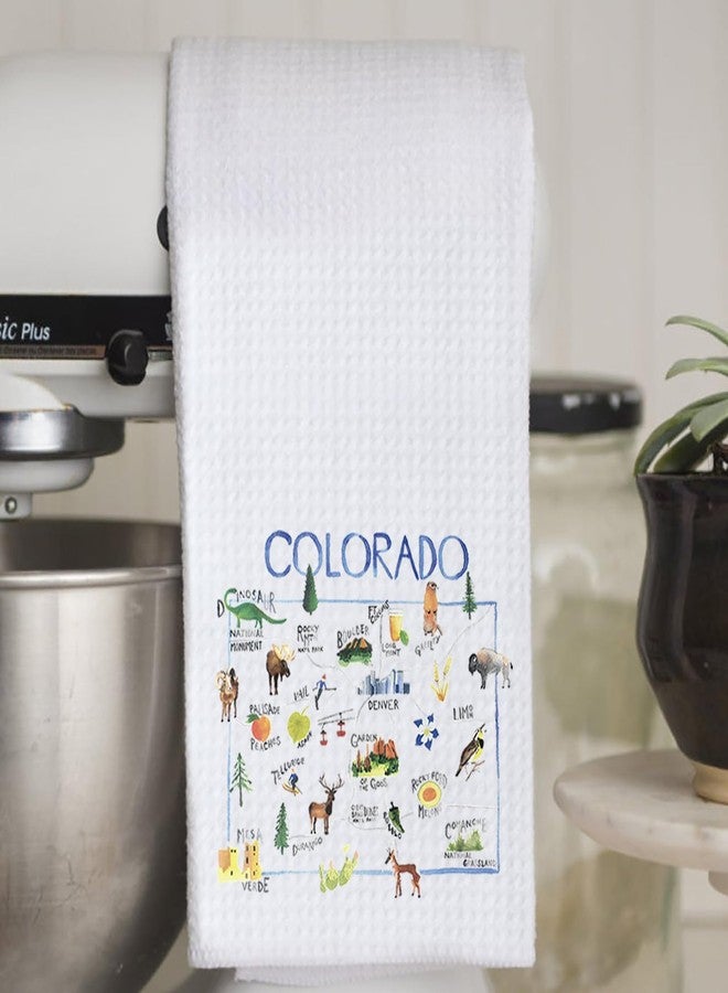 WCGXKO Colorado Souvenirs Colorado Tourism Gift Colorado Home Gift Colorado Vacation Gift Colorado Kitchen Decor (Colorado Towel) - Image 5