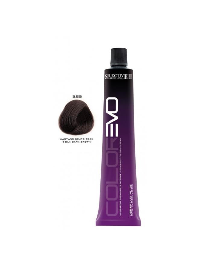 Selective Professional Selective ColorEvo Cream Hair 3.53 Teak Dark Brown 100 Ml - Image 1