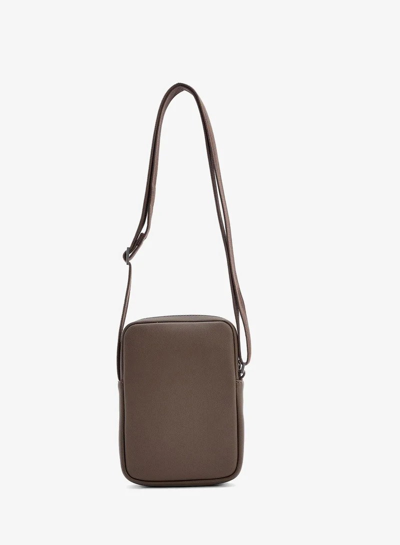 LACOSTE Logo Zip Over Crossbody