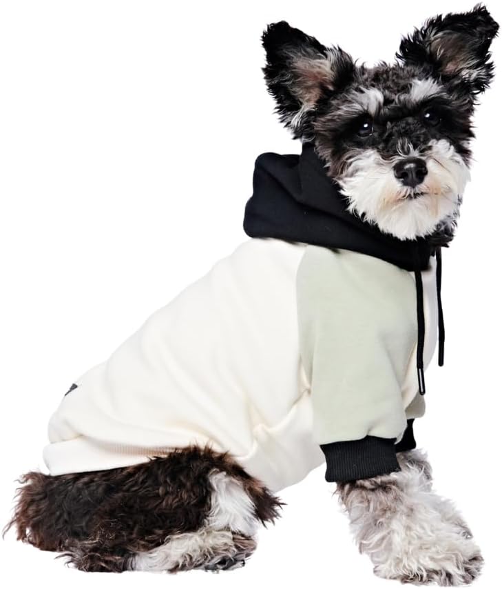 Spark Paws Dog Hoodie - Premium Quality, Butter Soft, Excellent Comfort and Fit, Soothing Fleece Interior, Suitable for All Breeds - Olive Cream- S - Image 1