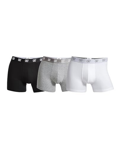 CR7 Men's Basics 3 Pack - Organic Cotton Blend Trunks, X-Large 36-38 - Image 3