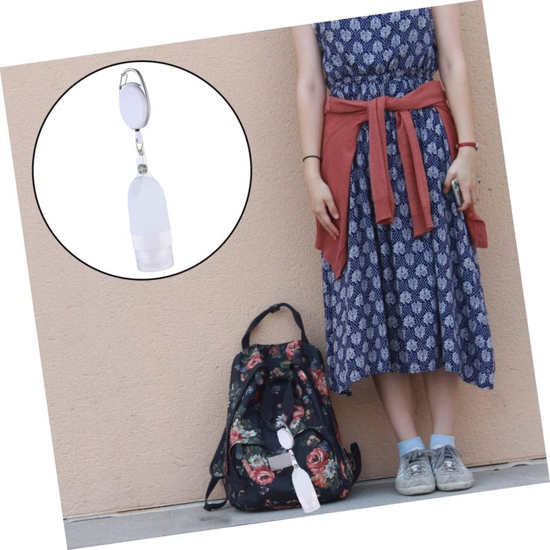 4pcs with Bottle Lotion Cap Leakproof Travel Hand Cosmetic Holder Body Hanging Liquids Outdoor Color Refillable and Dispensers Dispenser Size Home Soap Container Silicone - Image 4