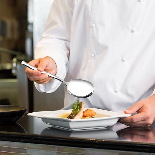 Pekky 8 Pieces Stainless Steel Buffet Serving Spoons - Image 2