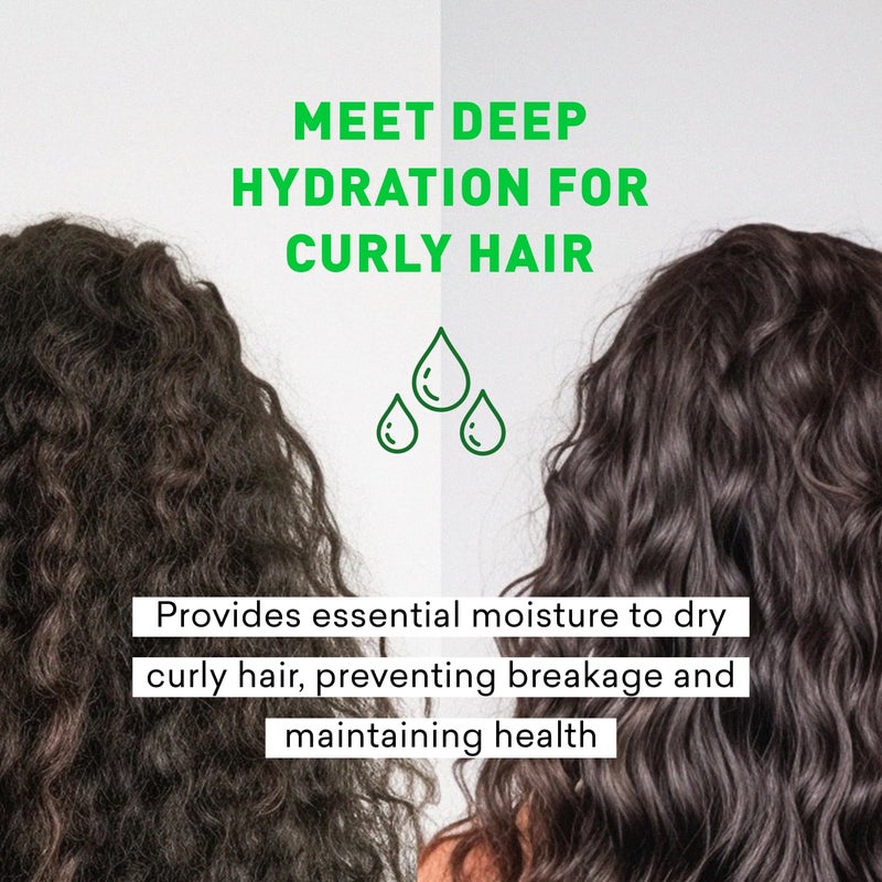 Just Nutritive Herbal Gel for Curly Hair | Frizzy Hair Styling and Conditioning Gel | 16 Oz - Image 2