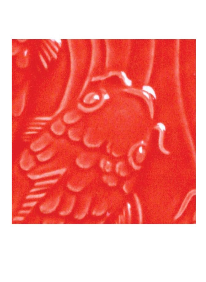 Amaco Liquid Gloss Glaze Hot Red LG-59 Low Fire Lead Free for Pottery and Ceramic - Image 2