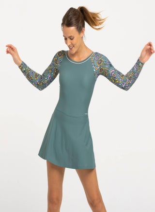 NABAIJI by DECATHLON, Women's 1-Piece Swimsuit Una Sleeve Light Secure Fit & Quick-Dry Green - pzsku/ZDFCB9FAA51461103E39BZ/45/1746289778/2acdfb11-39cc-4e7b-992e-343d5d98339f