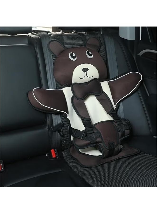 Child Safety Seat, Portable Child Car Safety Chair Safety Seat, Foldable Car Seat, Adjustable Child Seat Cushion, Simple Car Seat, Booster Seat, Childproof Travel Accessories, For Driving Outdoor Traveling  - Image 3
