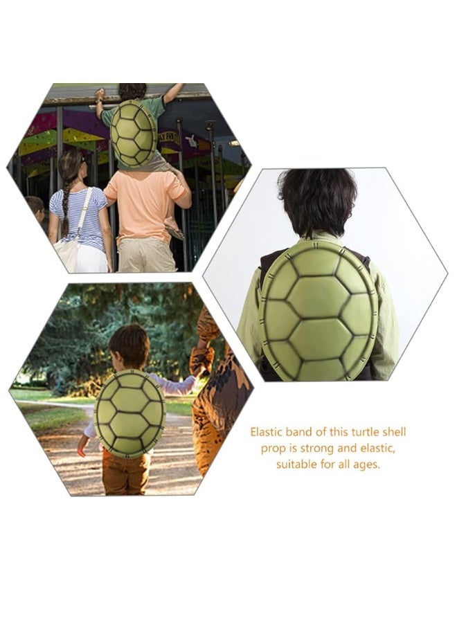 NUOBESTY Ortoise Shells Props 5pcs Turtle Shell Costume Cosplay Shells Backpacks Cosplay Turtle Photo Props for Teens Party Favors Birthday Decorations Halloween Turtle Shell - Image 2