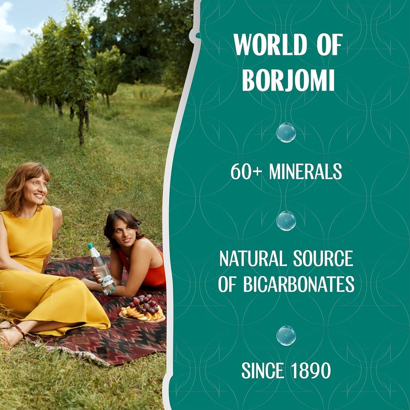 Borjomi Sparkling Natural Mineral Water - Pack of 6 - Image 4