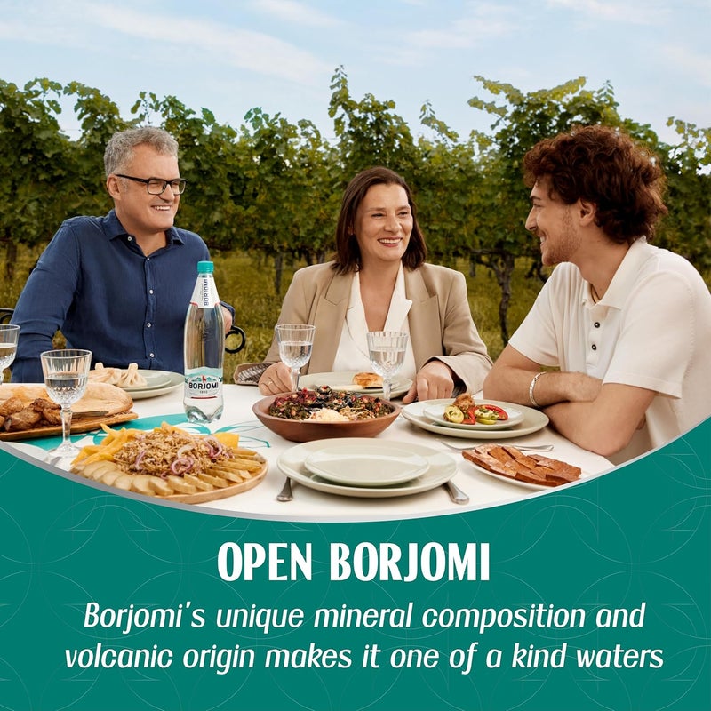 Borjomi Sparkling Natural Mineral Water - Pack of 6 - Image 5