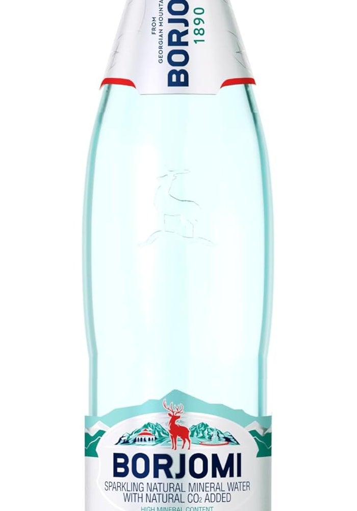 Borjomi Sparkling Natural Mineral Water - Pack of 6 - Image 1