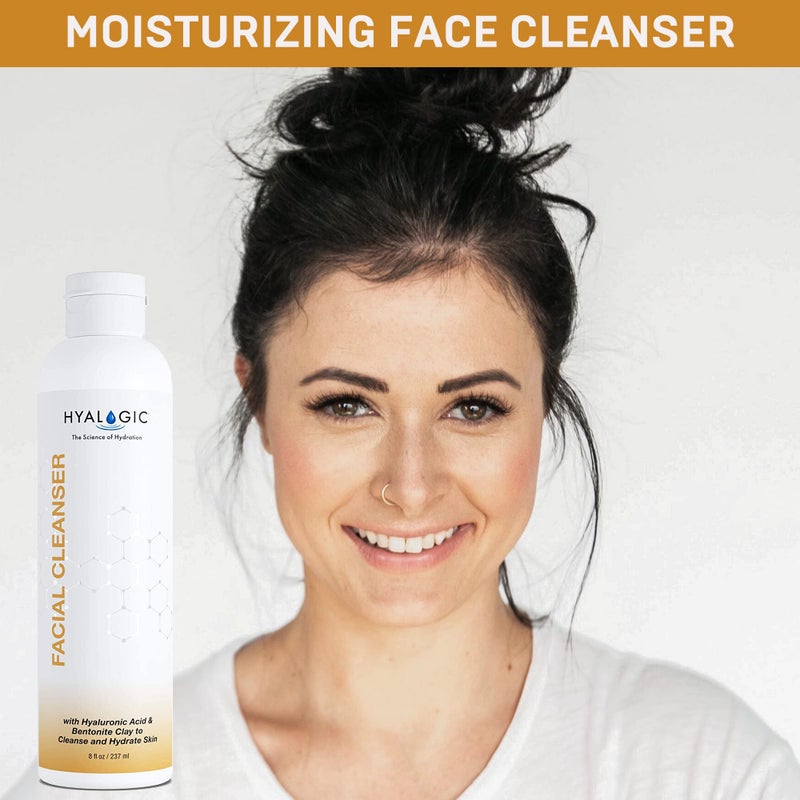 Hyalogic Spa Exfoliating Facial Scrub 4oz - With Hyaluronic Acid, Exfo-Amber & Peppermint Oil - Exfoliate Naturally - 4 Ounce - Image 2