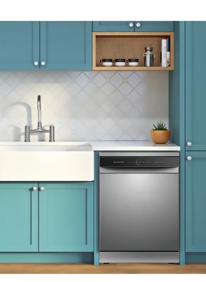 DORA Dishwasher - 12 places - 7 programs - steel - silver - DEDWV1206ASX  - Image 3