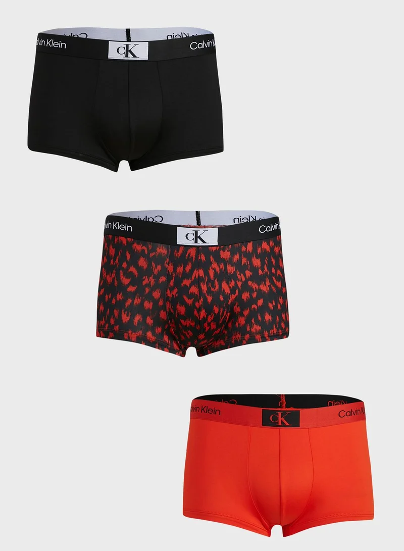 CALVIN KLEIN 3 Pack Essential Trunks
