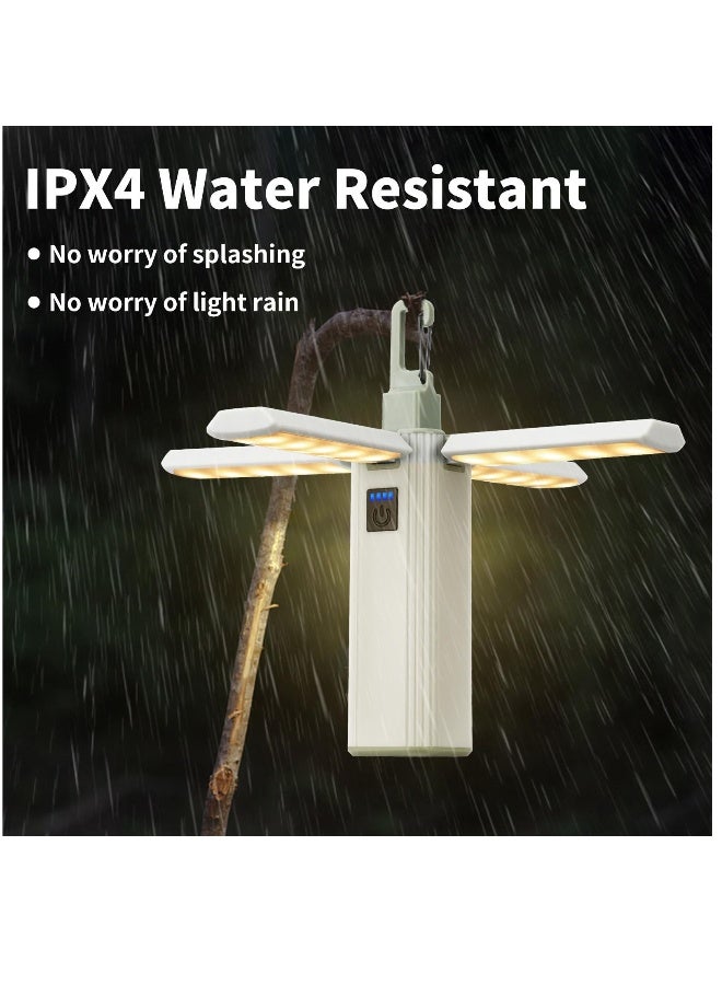 Rechargeable Foldable Camping Lantern 1000 Lumens Dimmable LED Light Waterproof for Hiking and Power Outages - Image 5