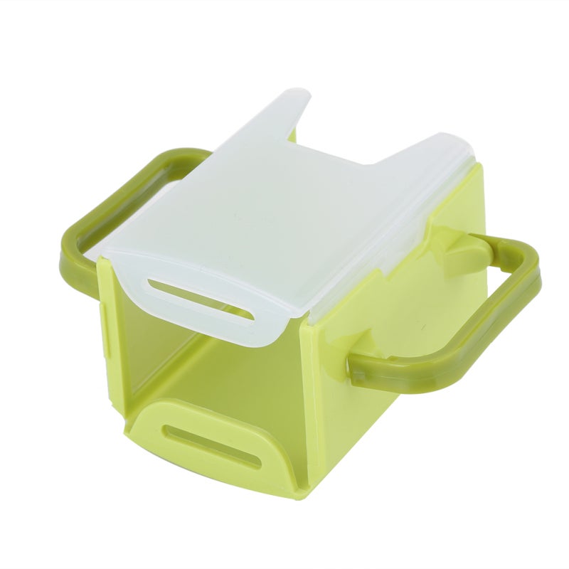 Adjustable Spillproof Milk Drink Holder with Handle for Kid Child Kitchen Tool(Green) - Image 3