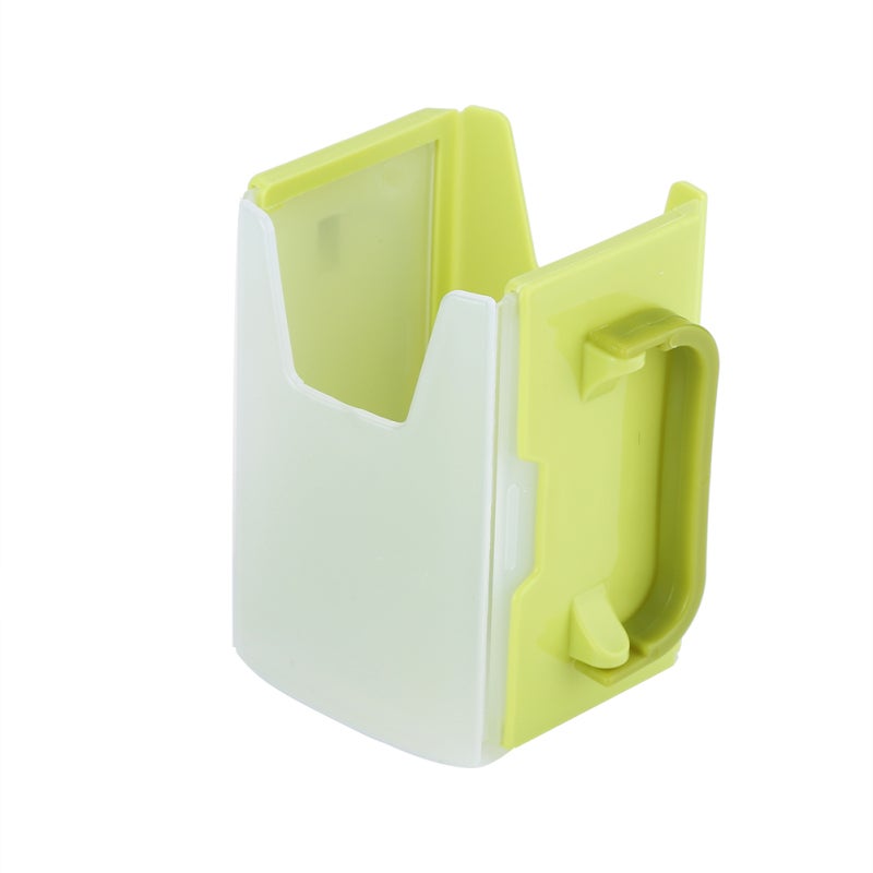 Adjustable Spillproof Milk Drink Holder with Handle for Kid Child Kitchen Tool(Green) - Image 1