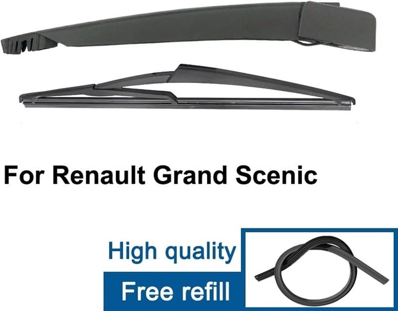 DEMULAX 12" Rear Wiper Blade & Arm Set for Renault Grand Scenic - Image 2