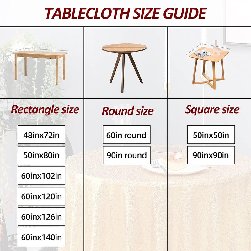 nanbowang Sequin Tablecloth - Purple Table Cloths for Parties Rectangular Table Cover Overlay Sequin Fabric Table Linens Birthday/Baby Shower/Tea Party Decor - Image 5