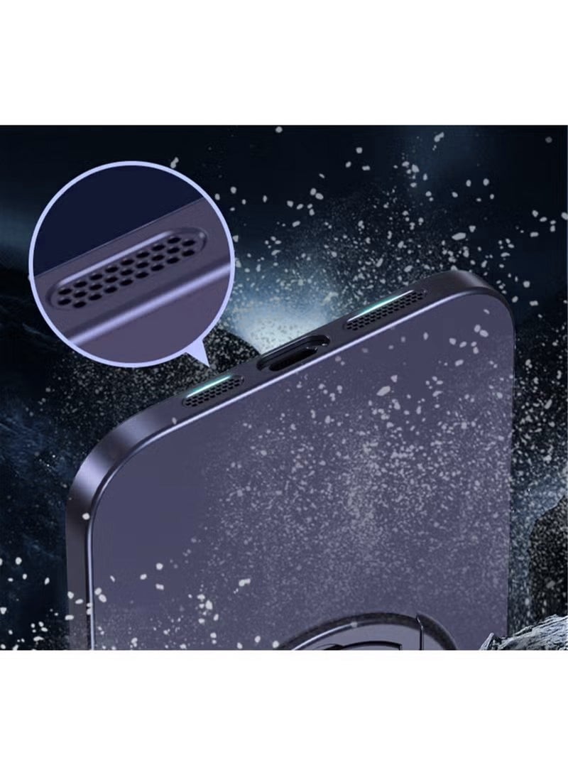 iPhone 15 Pro MagSafe Case Cover Protector Protection With Magnetic Wireless Charging Back Invisible Ring Stand Mobile Phone Holder Kickstand Cell Anti-scratch Anti-drop Shockproof Cover Accessory - Image 5