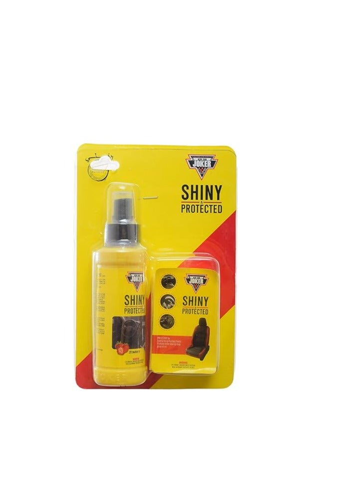 جوكير مجموعة حماية وتلميع مقاعد السيارة جوكر – SHINY PROTECTED – معطر برائحة Black Ice 