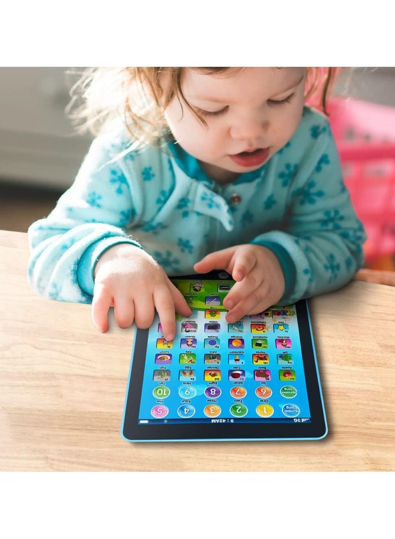 Huitich Educational Tablet Toy For Kids With Musical Sound Blue - Image 3