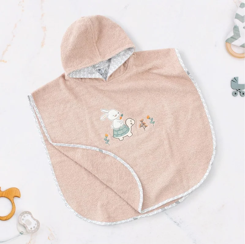 Gezenbebe Hero Hero Hooded Towel Baby Kids Poncho Bunny