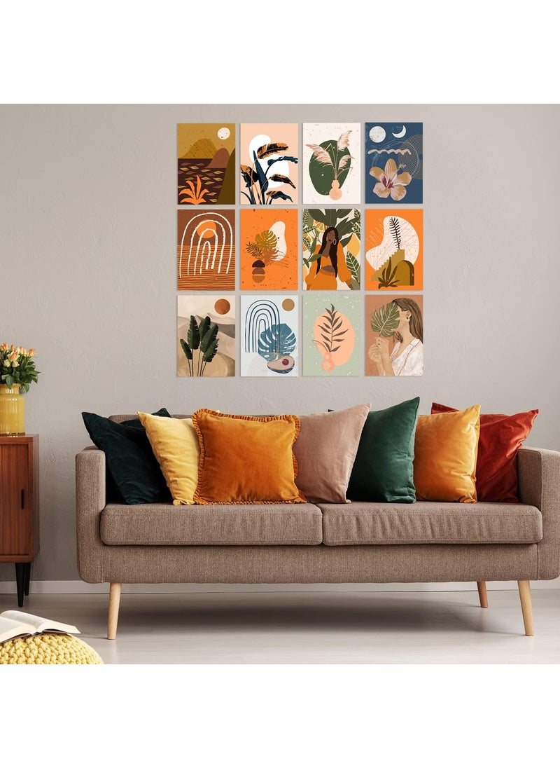 Paper Plane Design - PAPER PLANE DESIGN Poster For Living room Bedroom Office Wall Decoration Set of 12 (29 X 21 cm) (Boho_01) - Image 1