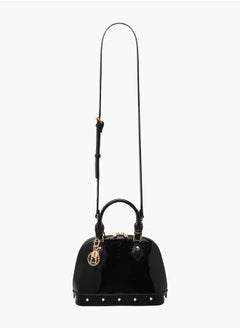 ELLE Women Monogram Embossed Tote Bag with Top Handles and Detachable Strap  - Image 2