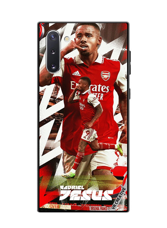 VR CREATIVE Protective Case Cover For Samsung Galaxy Note10 5G Gabriel Jesus Design Multicolour - Image 1