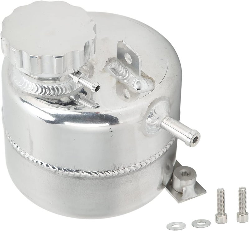 Aramox Coolant Expansion Reservoir, Radiator Coolant Expansion Water Aluminium Alloy Polished Fit for S R53 2002-2006 - Image 1