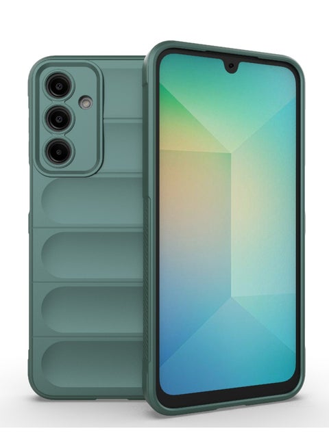 Phone case cover Magic Shield TPU + Silicone Shockproof Phone Case For Samsung galaxy A16 (Dark Green)