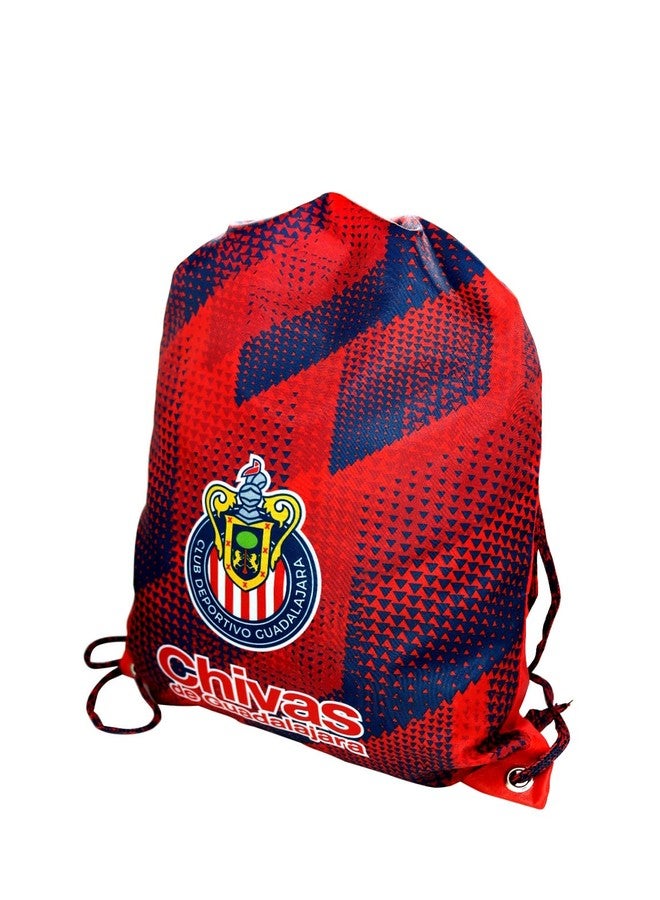 Icon Sports Chivas De Guadalajara Official Drawstring Gym Soccer Cinch Bag 04 - Image 2