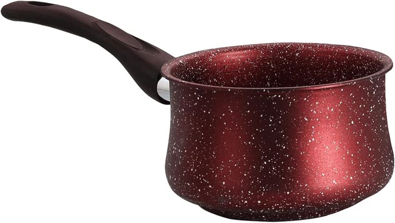 El Maleka - GRANITE Casserole Granite Cookware CASSEROLA SIZE (16) DARK RED COLOR