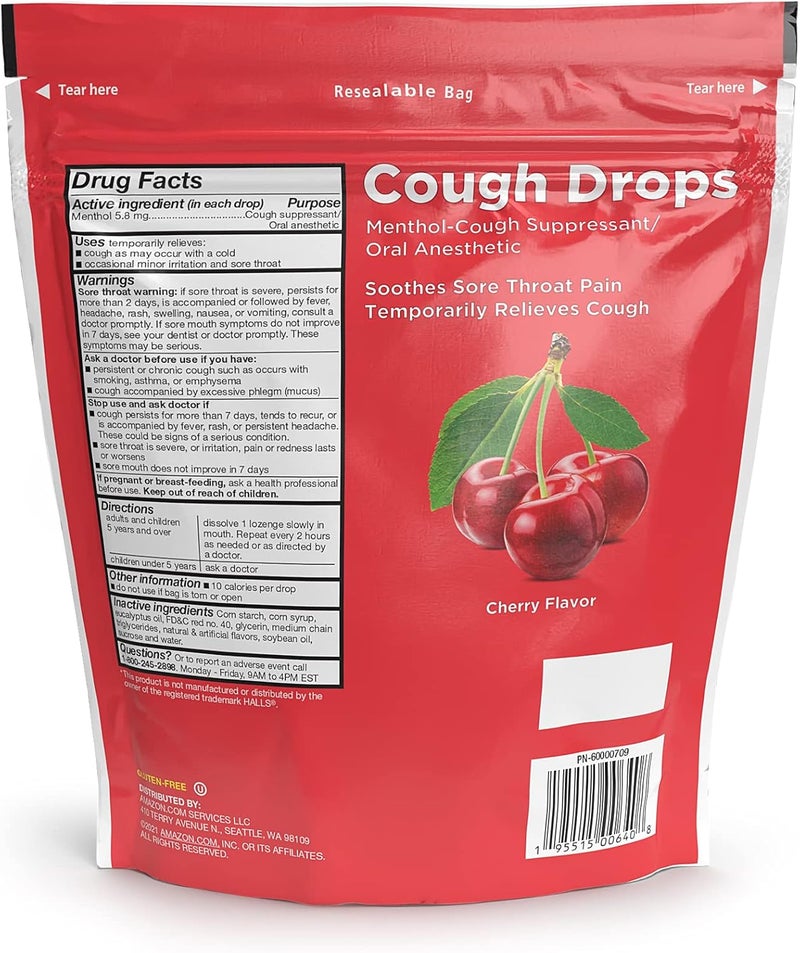 Care Cherry Cough Drops 160 count Previously SoundHealth - Image 2