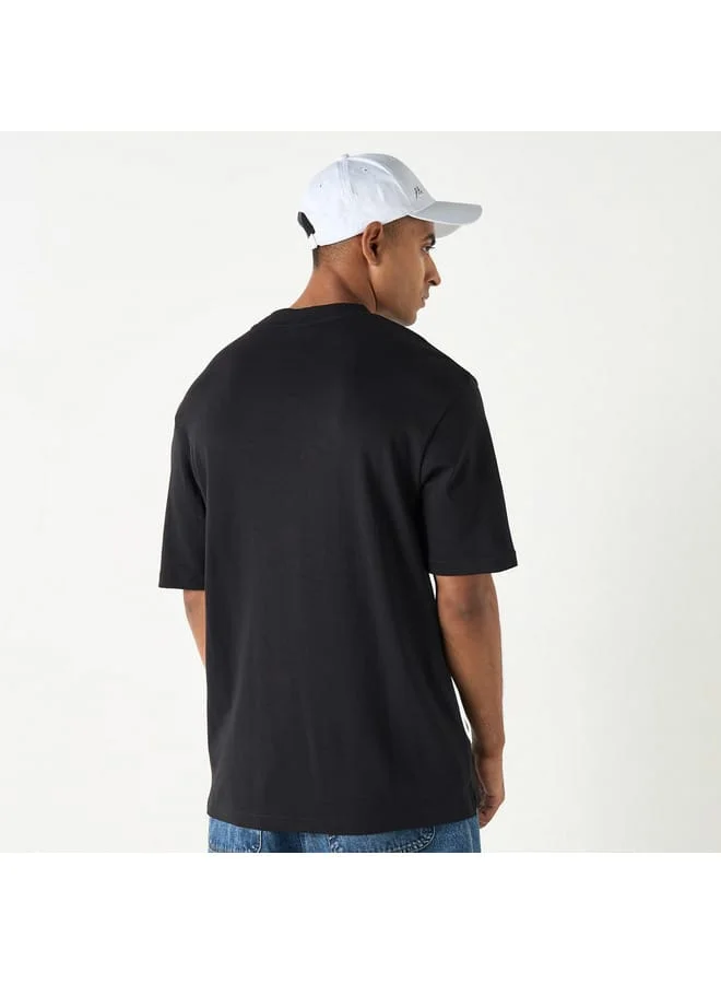 كابا Kappa Graphic Print T-shirt with Short Sleeves
