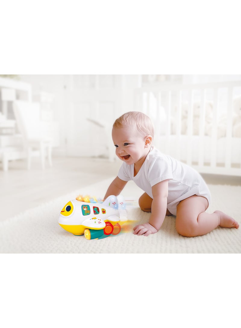 Hola Bump 'n Go Learning Plane for Toddlers 12+ Months | Musical Airplane Toy with Lights, Sounds & ABC/123 Modes | Educational Motor Skills Development - Image 3