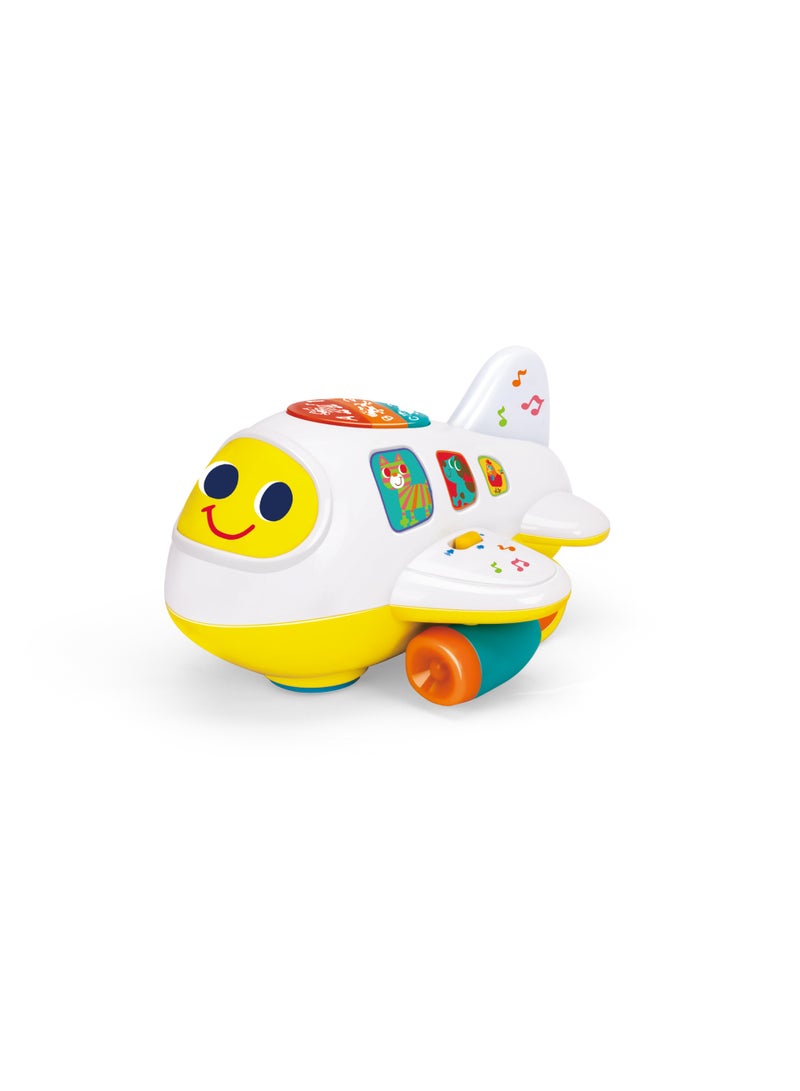 Hola Bump 'n Go Learning Plane for Toddlers 12+ Months | Musical Airplane Toy with Lights, Sounds & ABC/123 Modes | Educational Motor Skills Development - Image 2