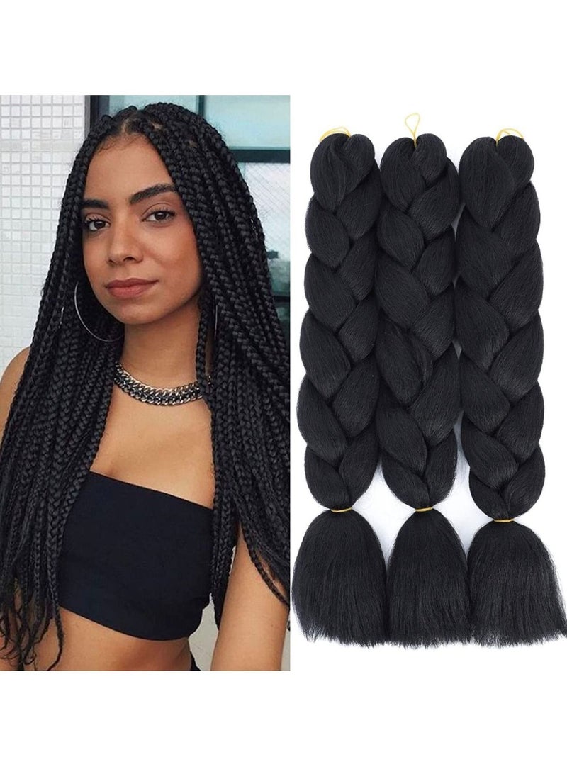 إستيل جديلة ألترا فاخرة أصلية من 3 ألوان F4_27 - Image 1