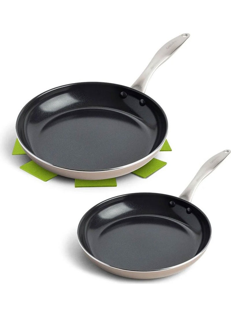 Greenpan Royal 2-Piece Pan Set 24-28CM Rose  - Image 1
