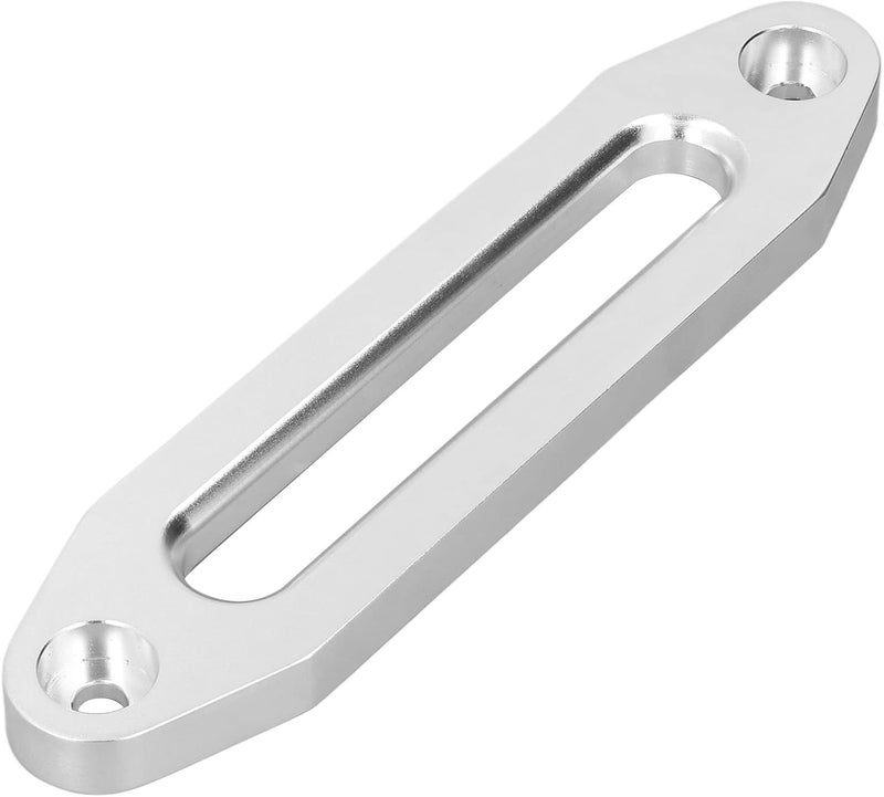 Aluminum Hawse Fairlead 10in for 8000-15000lb Winch, Synthetic Rope Compatible Anti - Binding Winch Fairlead with Smooth Edges for ATV UTV Side by Side (Silver) - Image 3