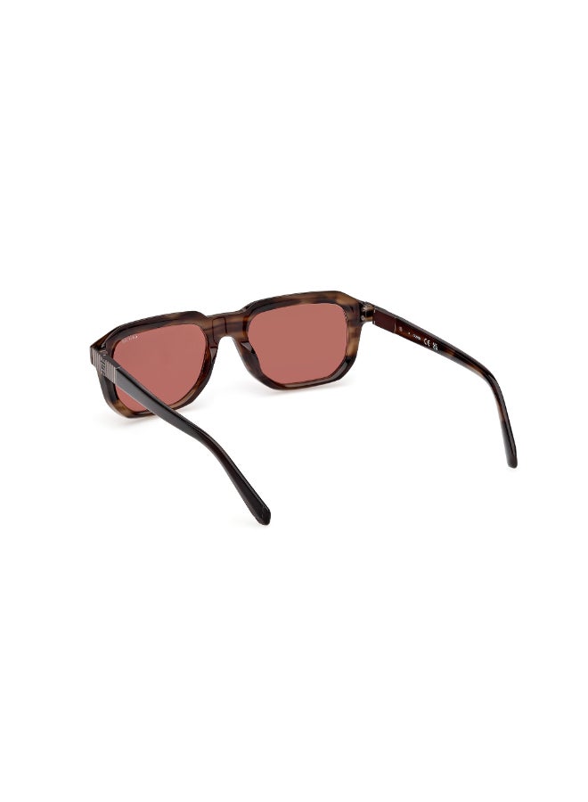 GUESS FULL RIM UV PROTECTION GUESS ACETATE SUNGLASSES GU0027801N53 - Image 3