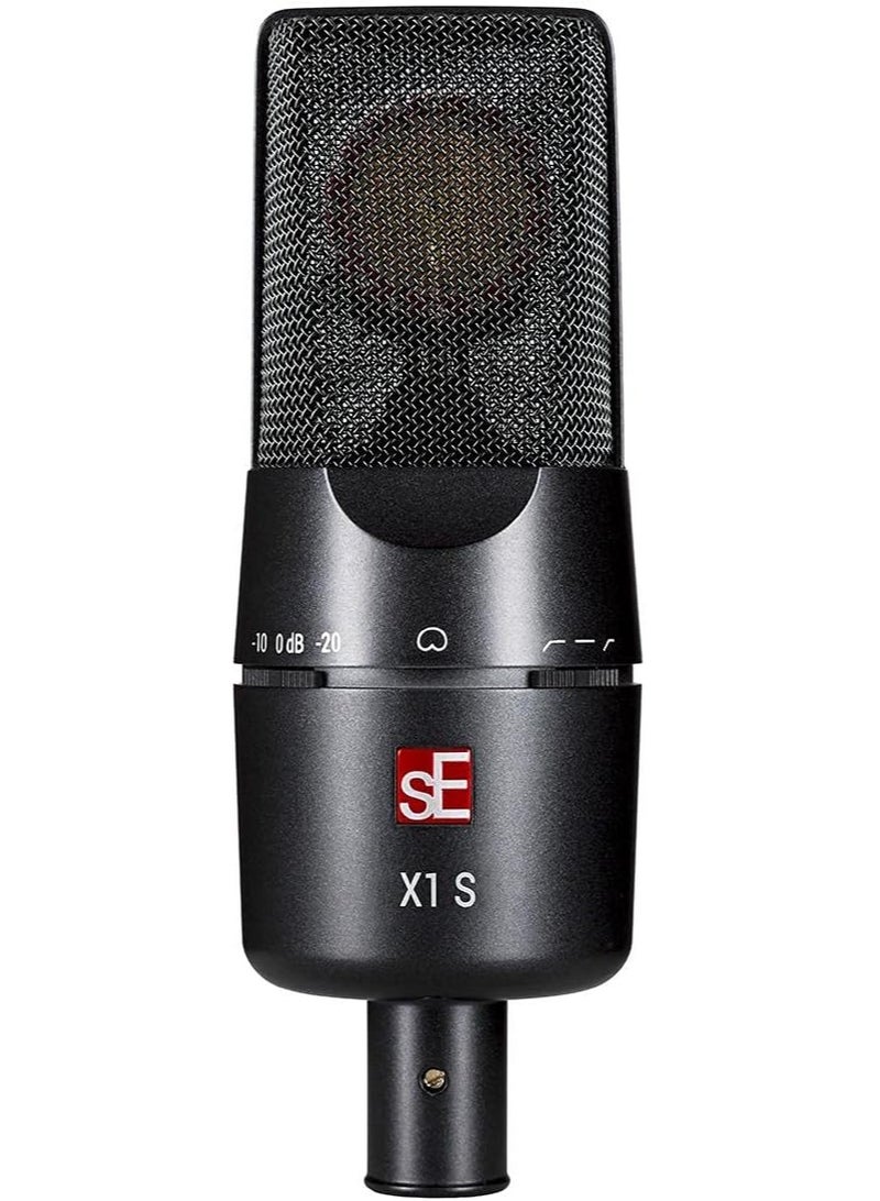 SE Electronics ميكروفون مكثف قلبي الشكل ذو غشاء كبير من طراز X1 S Vocal Pack من sE Electronics مع حزمة عزل - Image 1